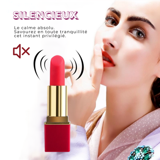 Vibromasseur Le Rouge à Lèvres Luxxox, format compact refermé